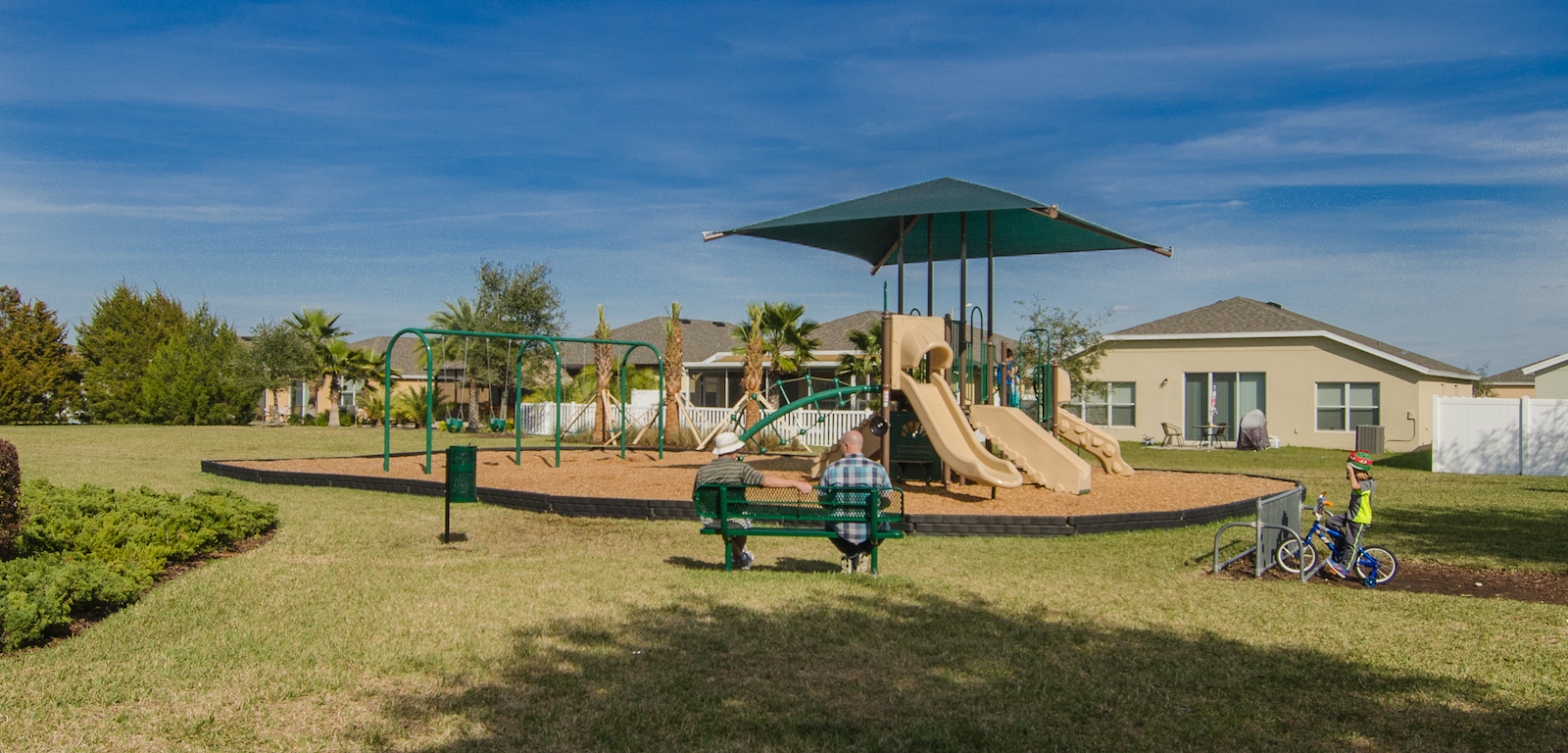 Trillium - playground with slides